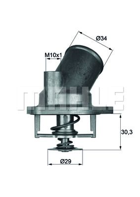 WILMINK GROUP Термостат, охлаждающая жидкость WG1261819